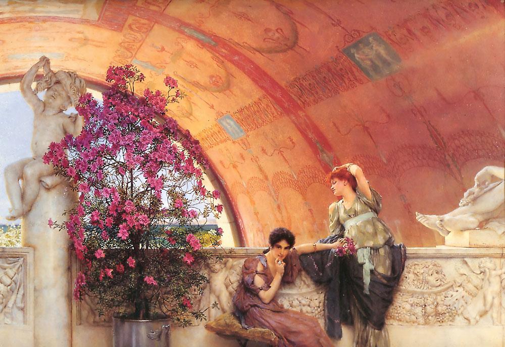 Sir Lawrence Alma-Tadema Unconscious Rivals